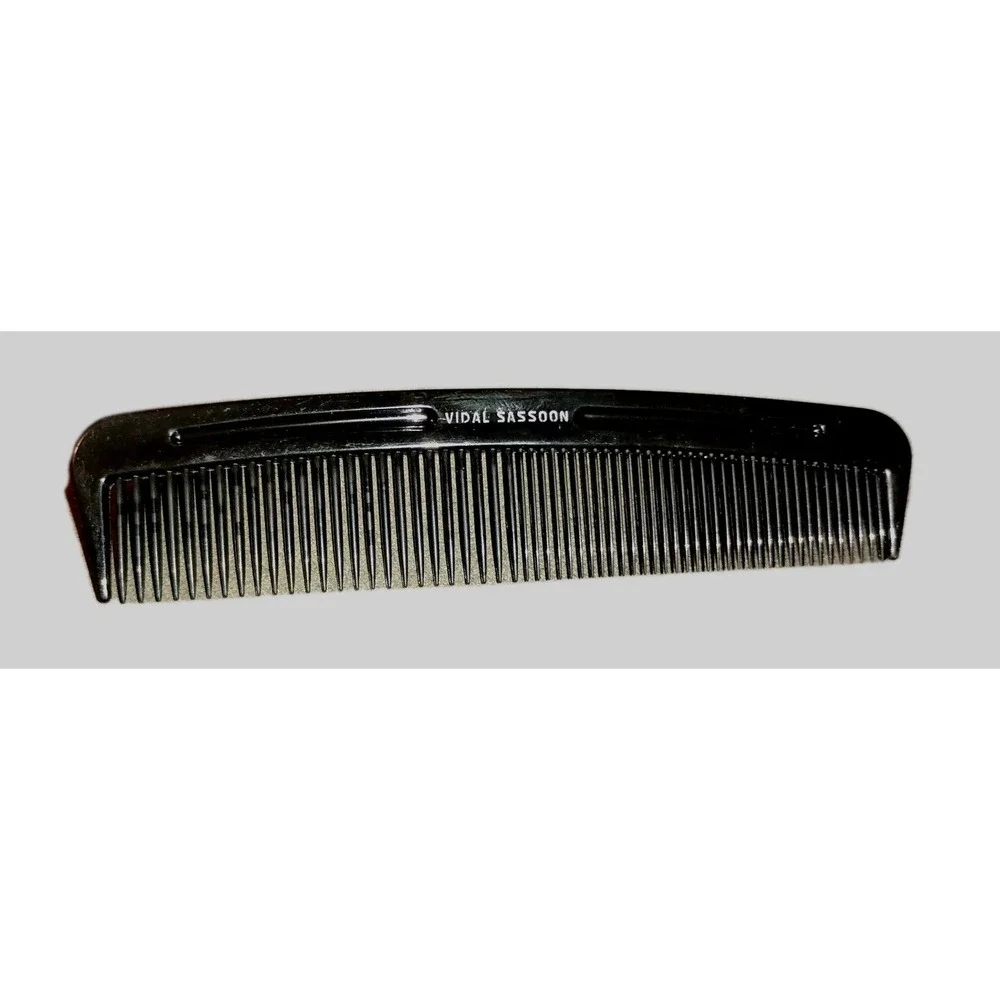 Vidal Sassoon 5-inch Pocket Comb Black Purse pocket‎ HTF